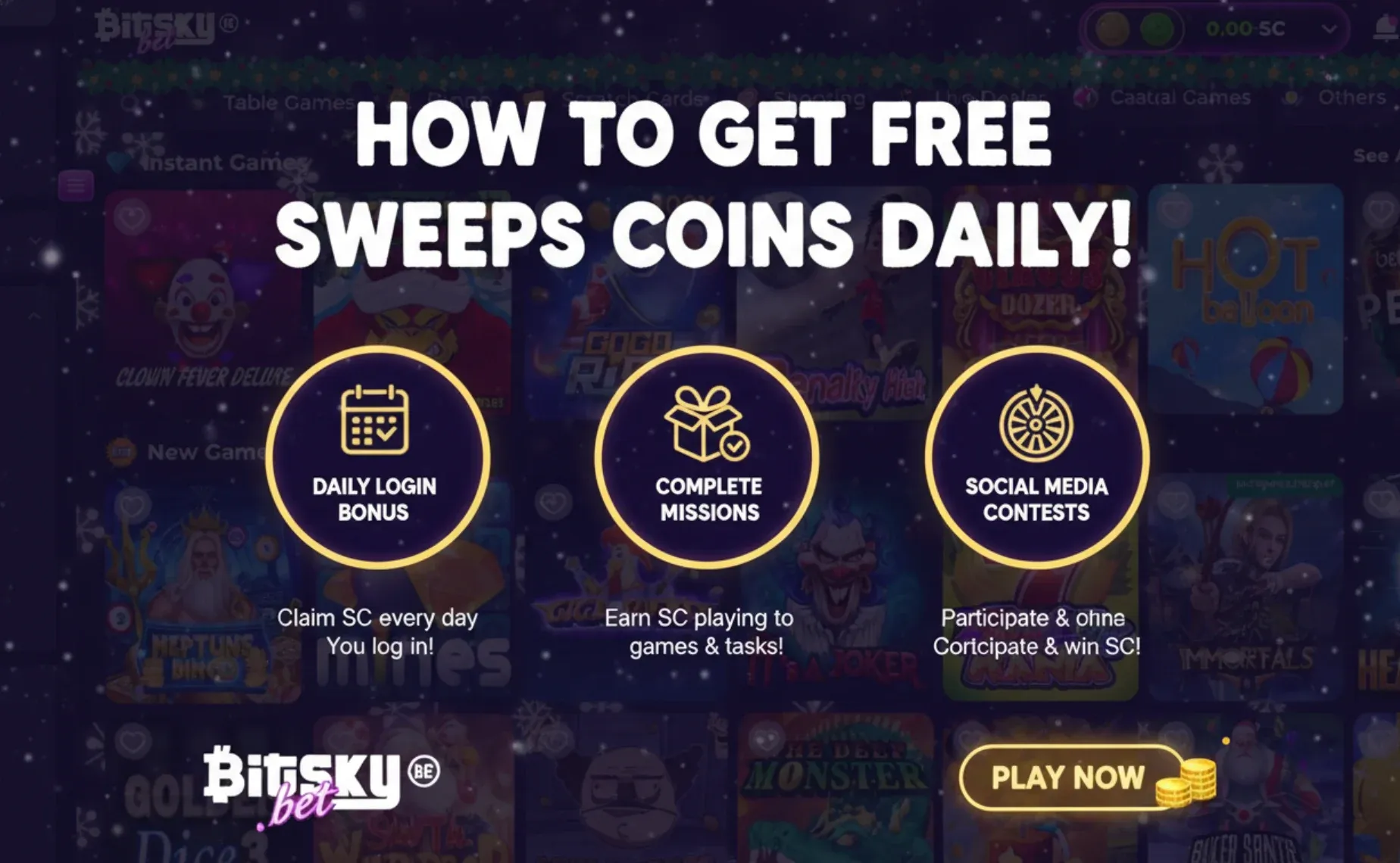 How to Get Free Sweeps Coins