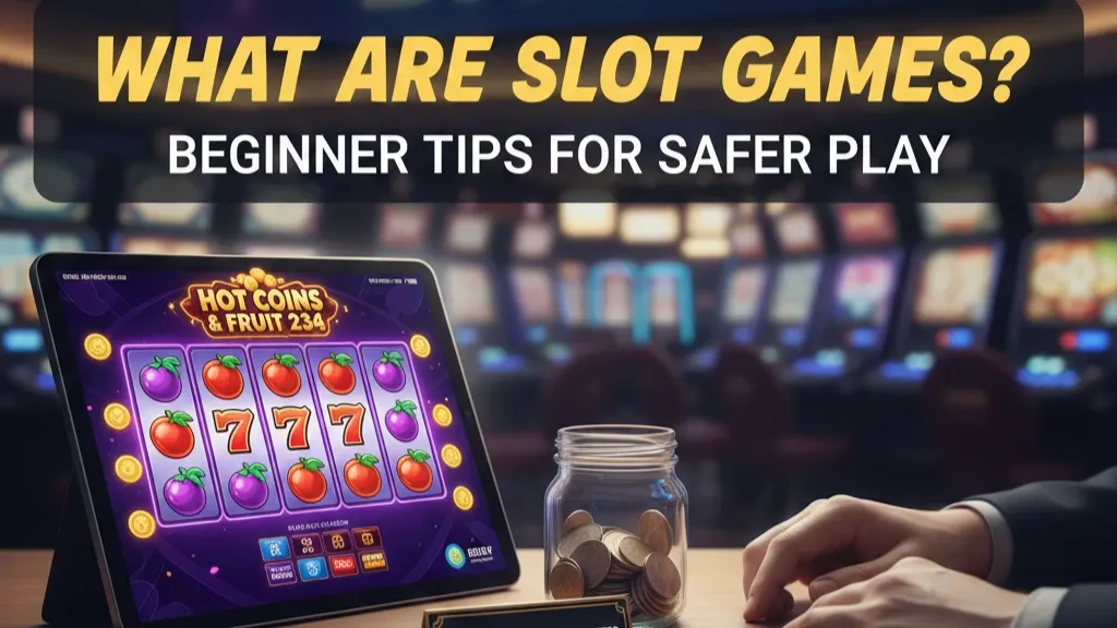 What Are Slot Games? Beginner Tips for Safer Play
