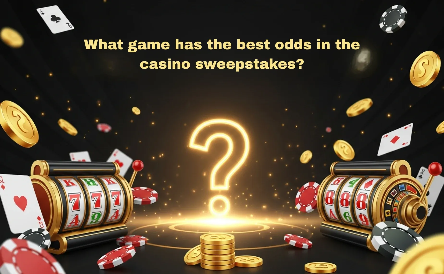 What game has the best odds in the casino sweepstakes