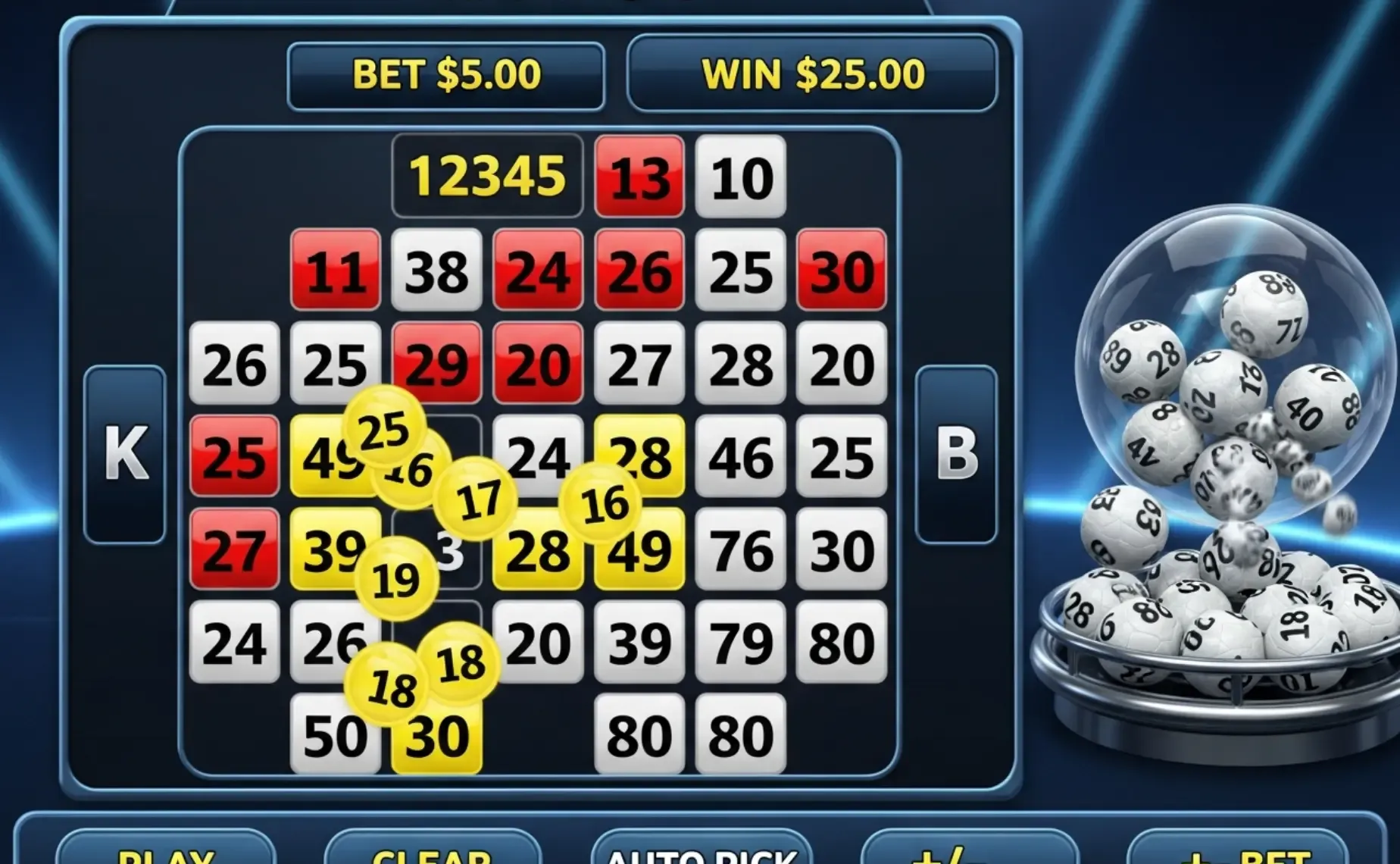 best way to play keno