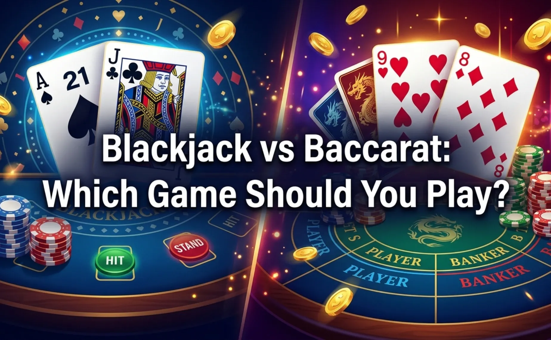 blackjack vs baccarat