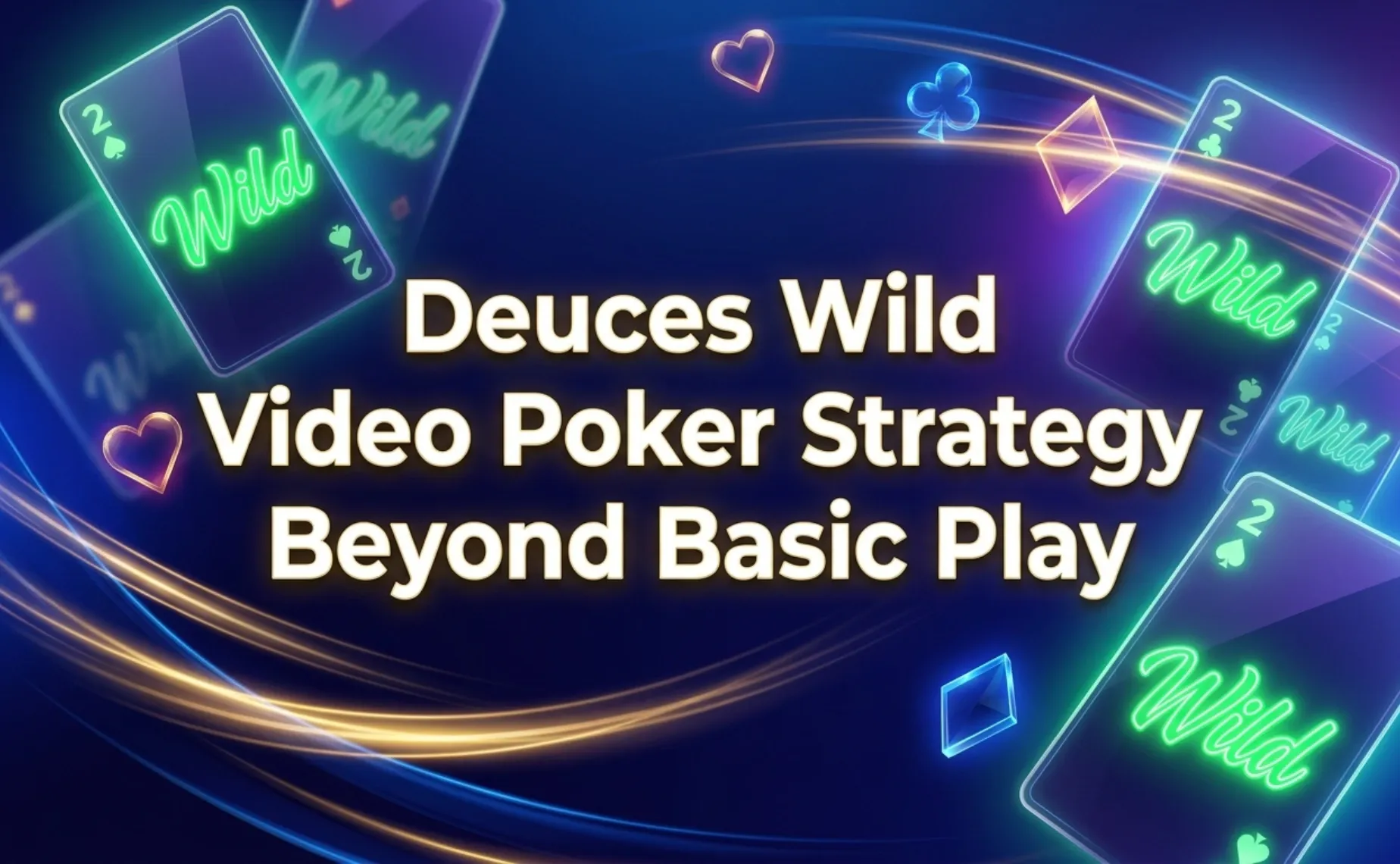 deuces wild video poker strategy