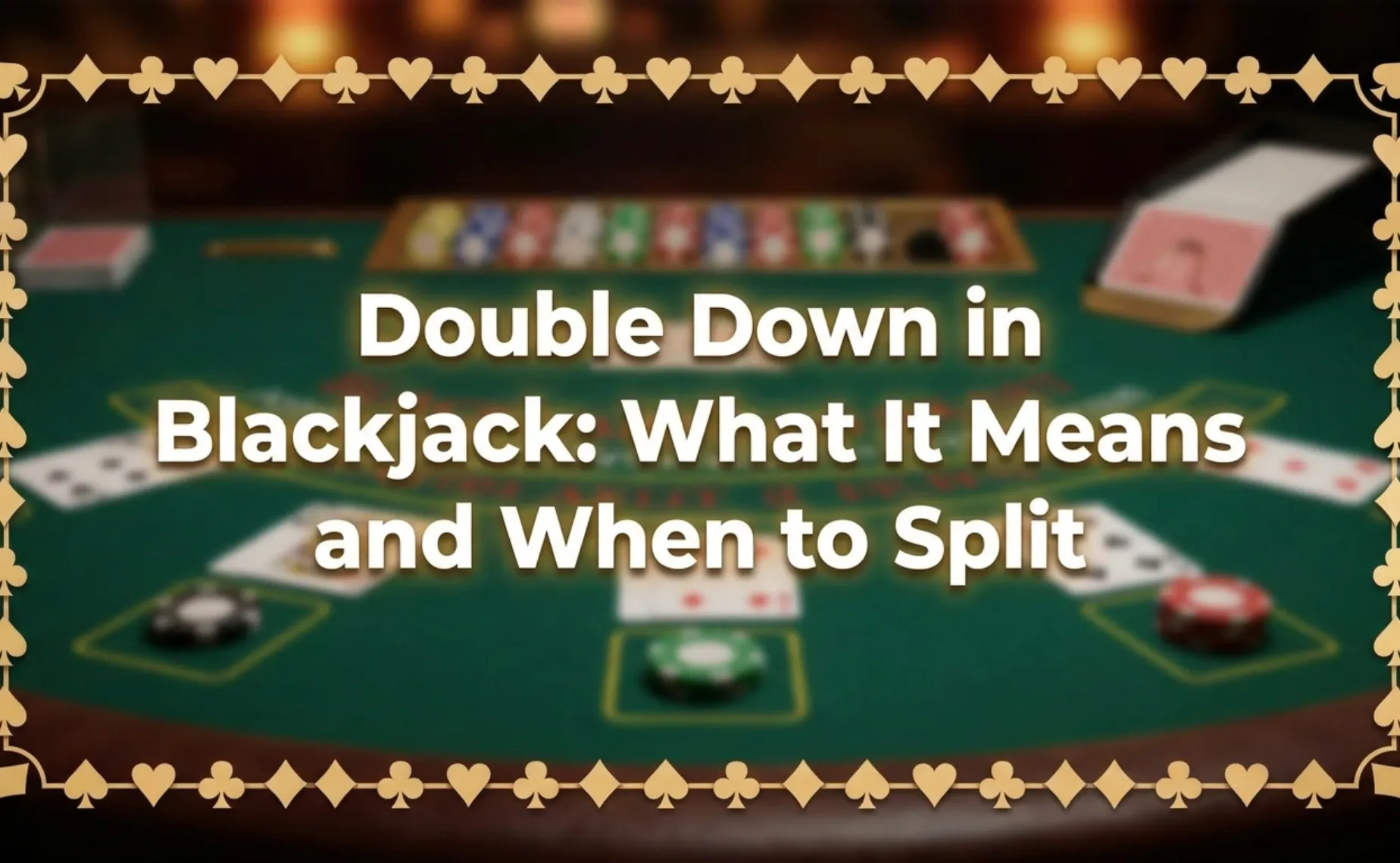 double down in blackjack