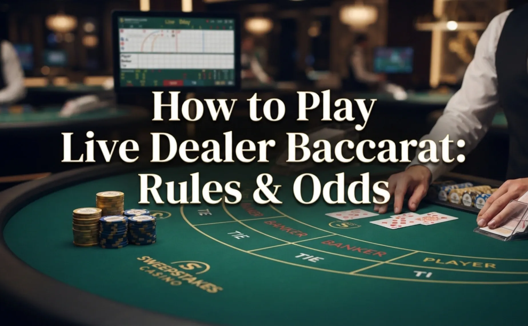 how to play live dealer baccarat