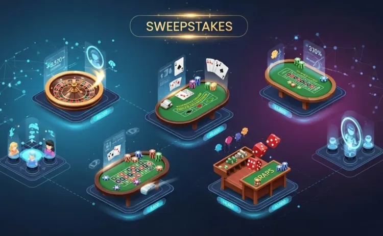 Most Played Sweepstakes Casino Table Games