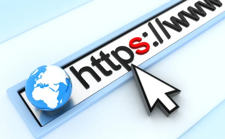 SSL-encrypted website