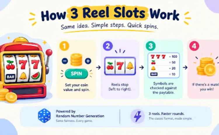 how 3 reel slots work