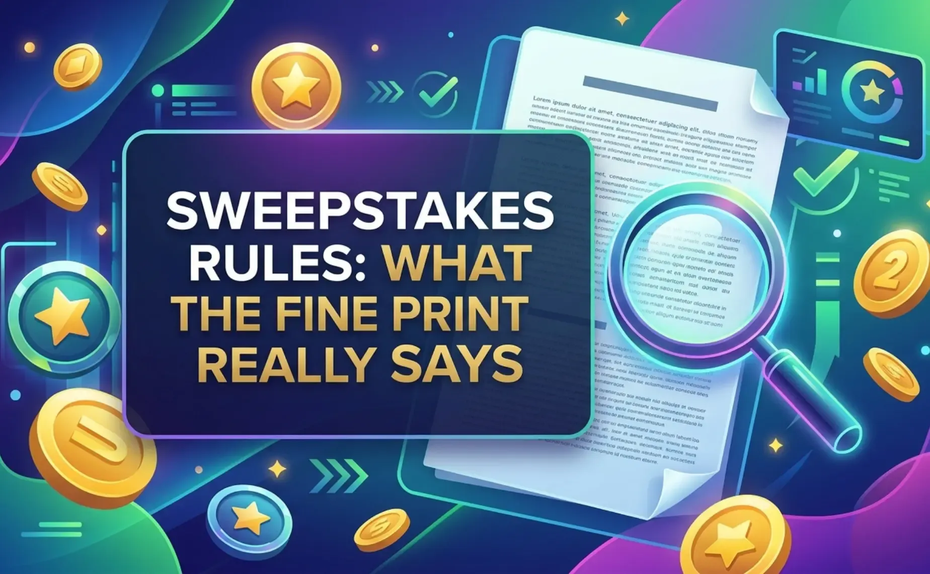 sweepstakes rules fine print
