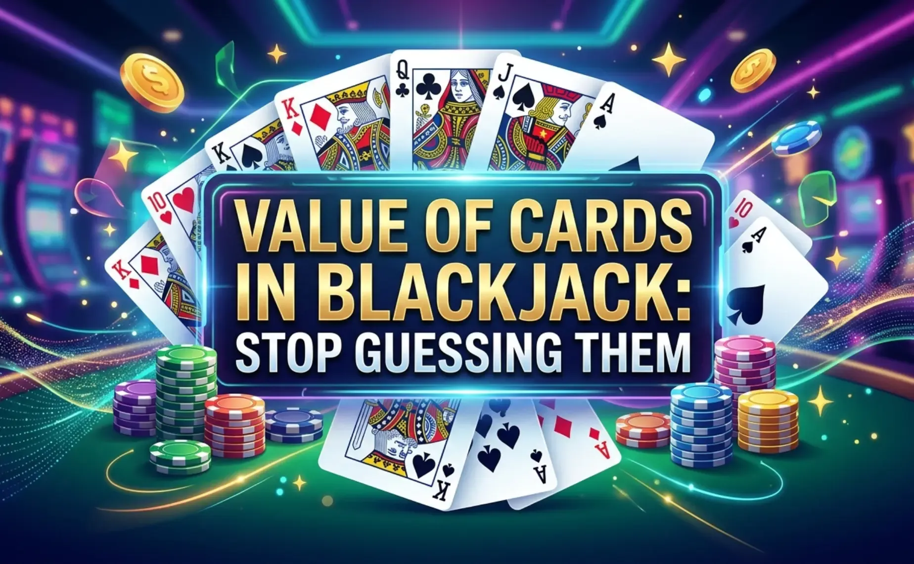 value of cards in blackjack